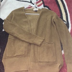 Olive green cardigan